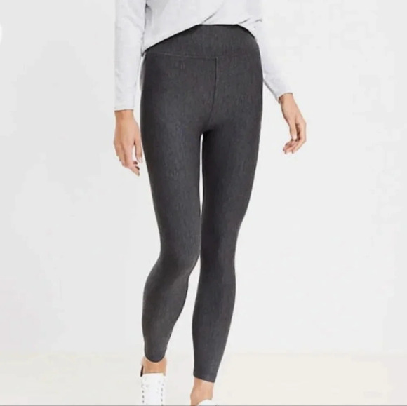 Lou & Grey Signature Softblend Leggings, Color Charcoal Grey Size S - Picture 1 of 13